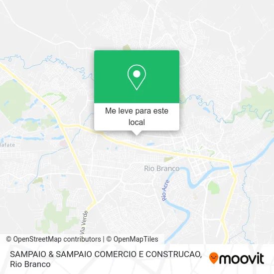 SAMPAIO & SAMPAIO COMERCIO E CONSTRUCAO mapa
