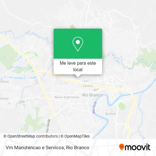 Vm Manutencao e Servicos mapa