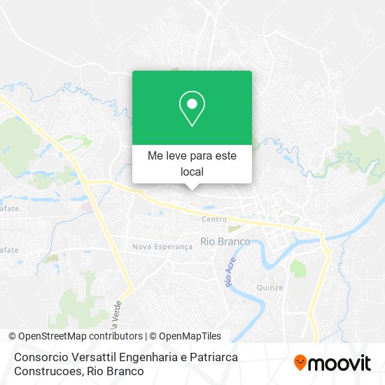 Consorcio Versattil Engenharia e Patriarca Construcoes mapa