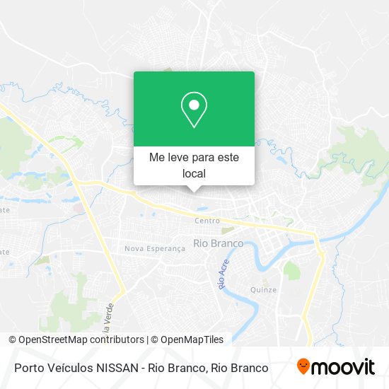 Porto Veículos NISSAN - Rio Branco mapa