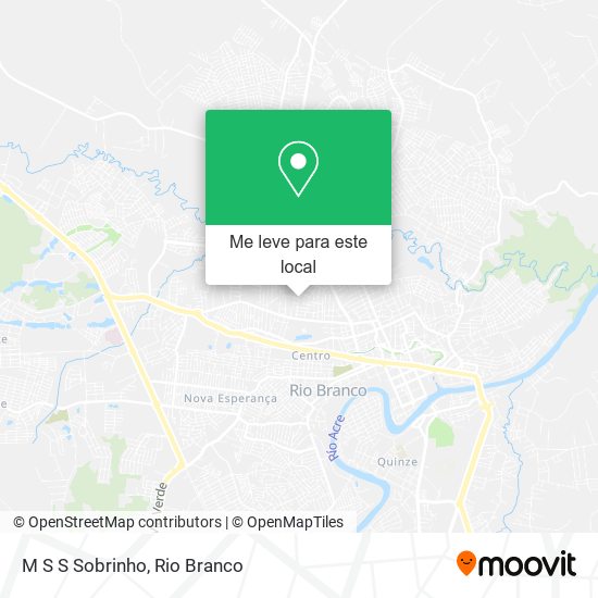 M S S Sobrinho mapa