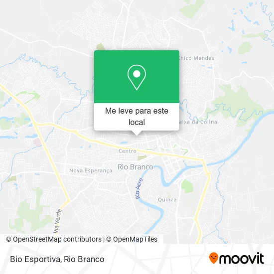 Bio Esportiva mapa