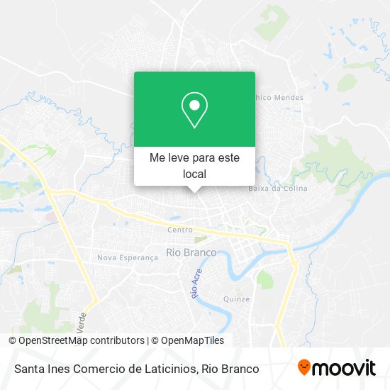 Santa Ines Comercio de Laticinios mapa