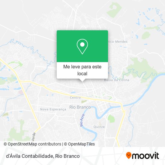 d'Ávila Contabilidade mapa