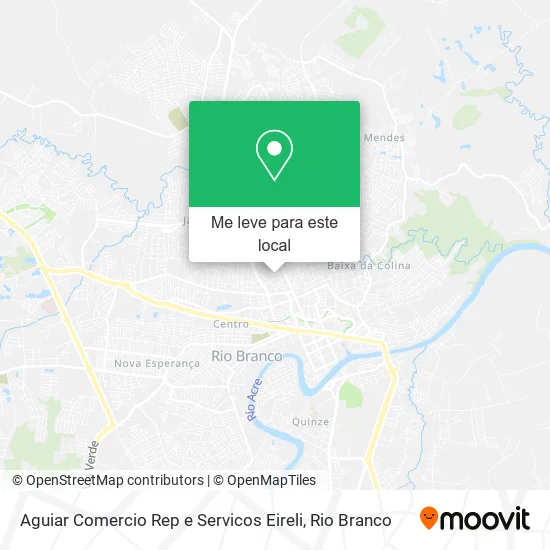 Aguiar Comercio Rep e Servicos Eireli mapa