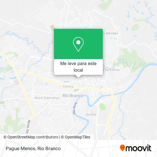 Pague Menos mapa