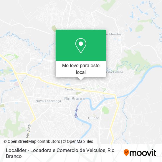 Localider - Locadora e Comercio de Veiculos mapa