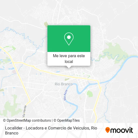Localider - Locadora e Comercio de Veiculos mapa