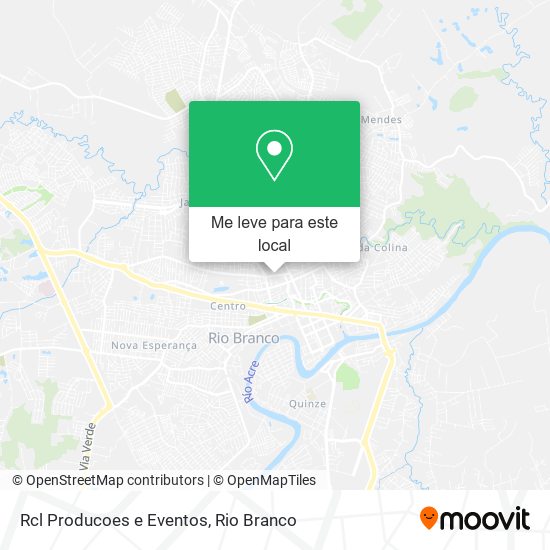 Rcl Producoes e Eventos mapa