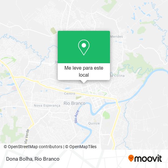 Dona Bolha mapa