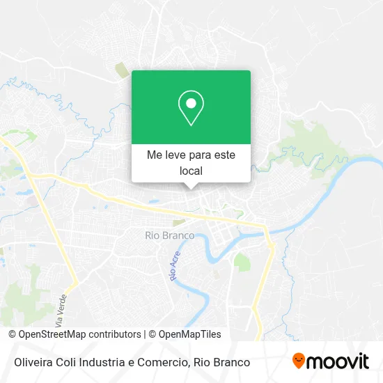 Oliveira Coli Industria e Comercio mapa