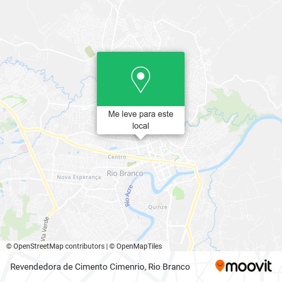 Revendedora de Cimento Cimenrio mapa