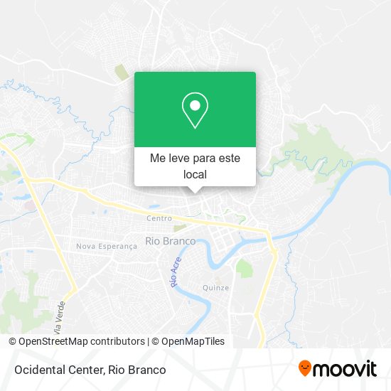 Ocidental Center mapa