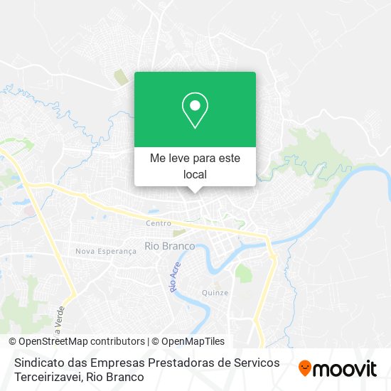 Sindicato das Empresas Prestadoras de Servicos Terceirizavei mapa