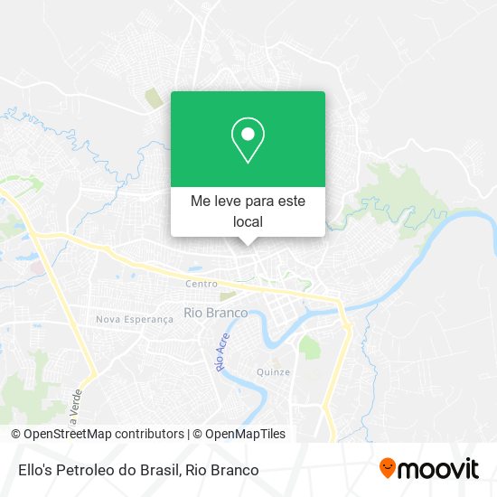 Ello's Petroleo do Brasil mapa