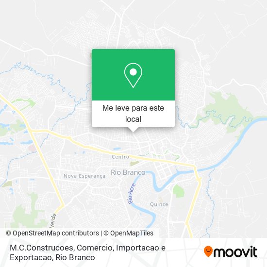 M.C.Construcoes, Comercio, Importacao e Exportacao mapa