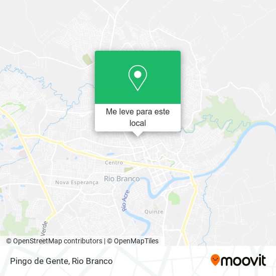 Pingo de Gente mapa