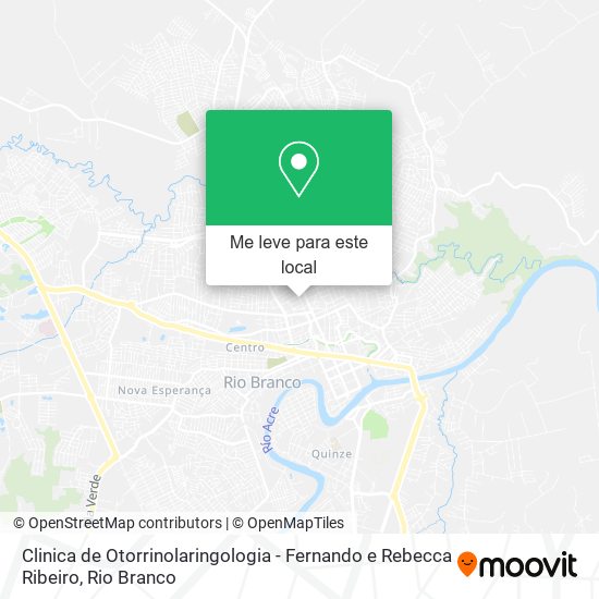 Clinica de Otorrinolaringologia - Fernando e Rebecca Ribeiro mapa