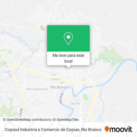 Copisul Industria e Comercio de Copias mapa