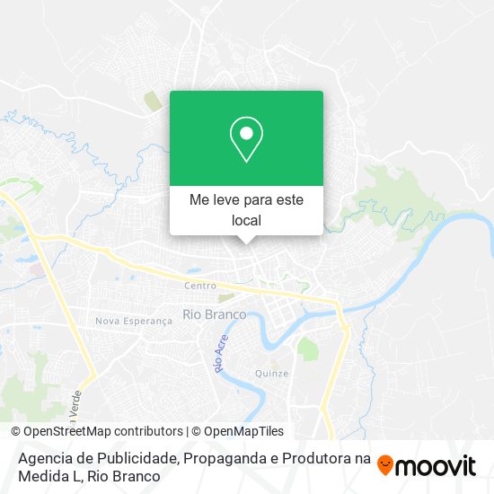 Agencia de Publicidade, Propaganda e Produtora na Medida L mapa