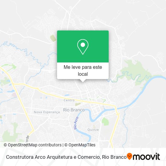 Construtora Arco Arquitetura e Comercio mapa