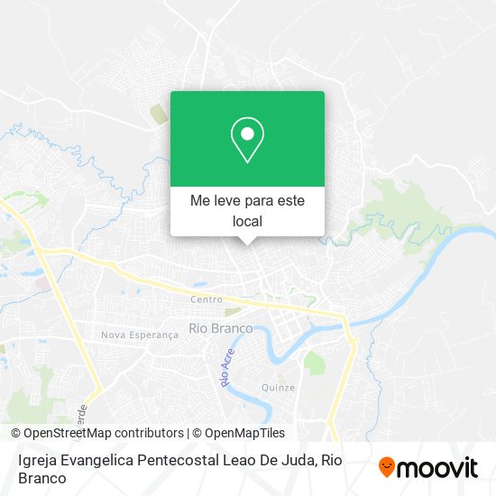 Igreja Evangelica Pentecostal Leao De Juda mapa
