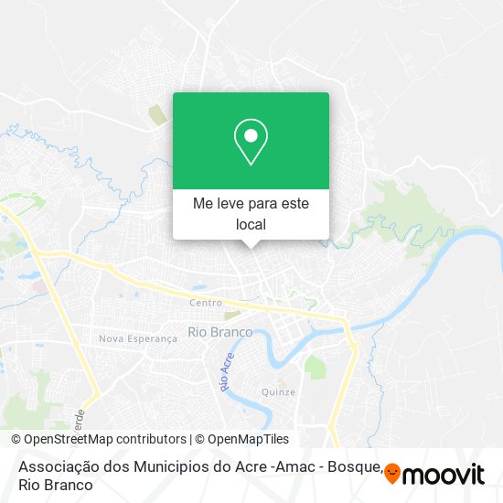 Associação dos Municipios do Acre -Amac - Bosque mapa