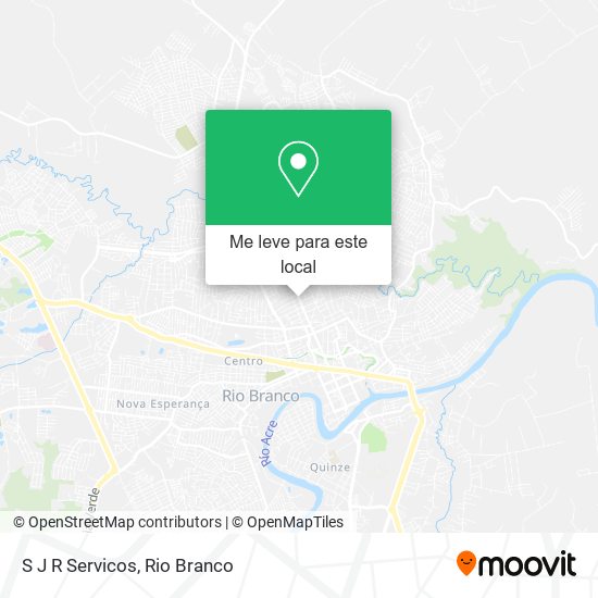 S J R Servicos mapa