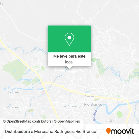 Distribuidora e Mercearia Rodrigues mapa