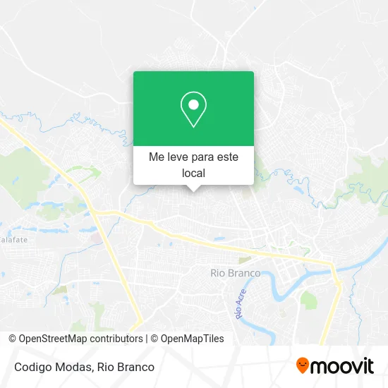 Codigo Modas mapa