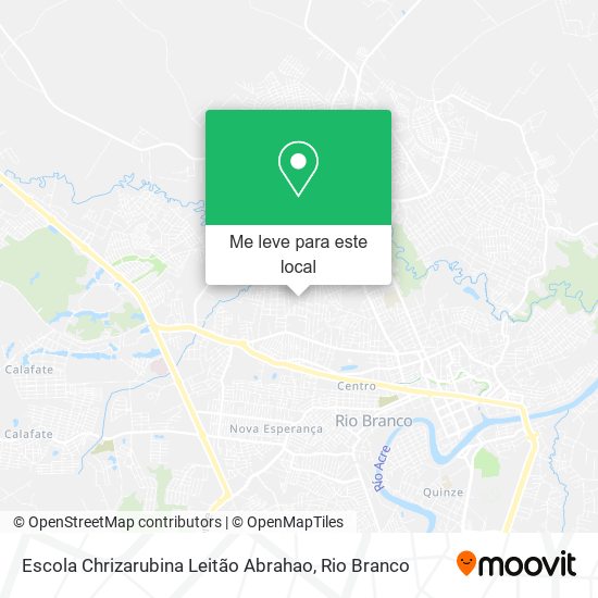 Escola Chrizarubina Leitão Abrahao mapa