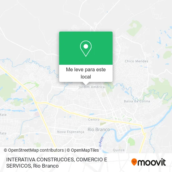 INTERATIVA CONSTRUCOES, COMERCIO E SERVICOS mapa