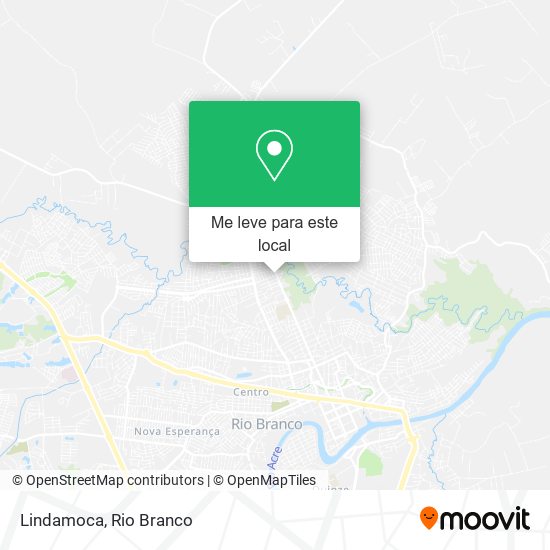 Lindamoca mapa