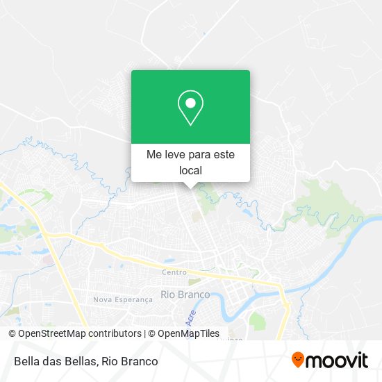 Bella das Bellas mapa