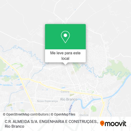 C.R. ALMEIDA S / A. ENGENHARIA E CONSTRUÇõES. mapa