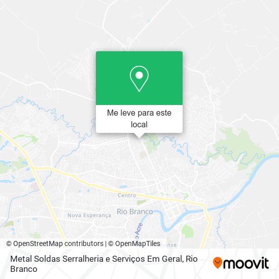 Metal Soldas Serralheria e Serviços Em Geral mapa