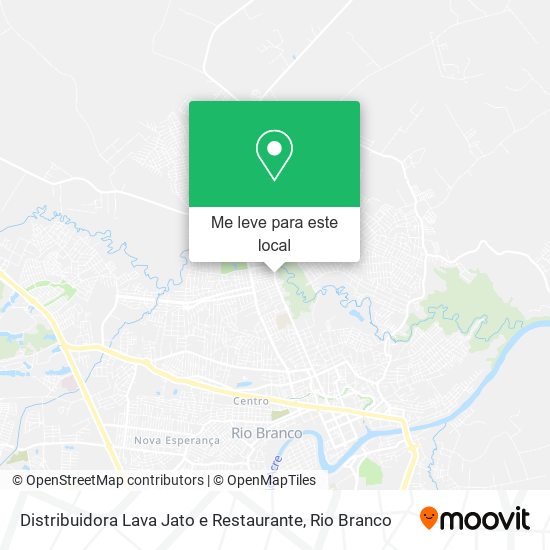 Distribuidora Lava Jato e Restaurante mapa