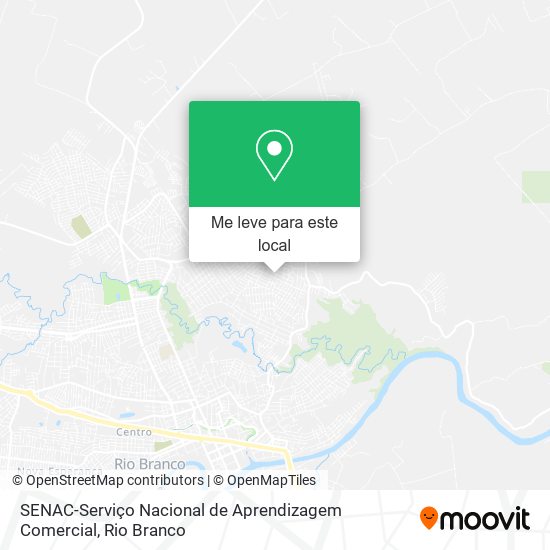 SENAC-Serviço Nacional de Aprendizagem Comercial mapa