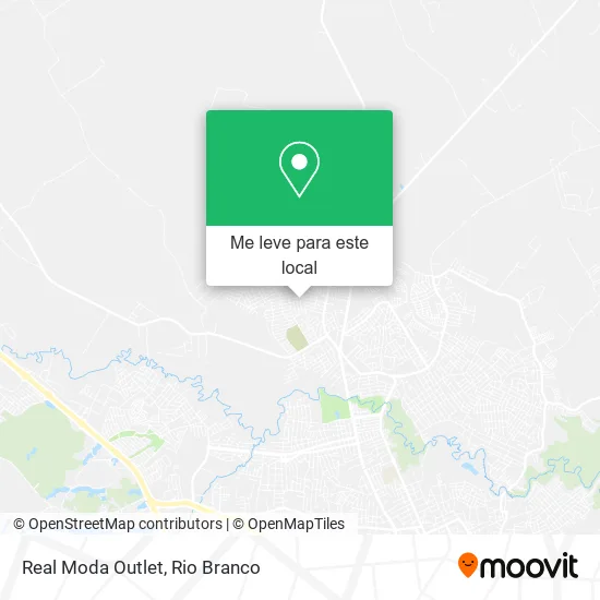 Real Moda Outlet mapa