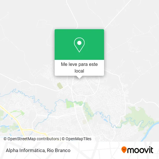 Alpha Informática mapa