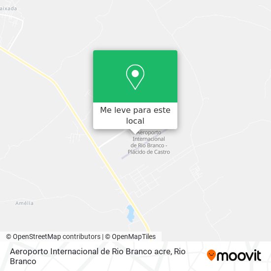 Aeroporto Internacional de Rio Branco acre mapa
