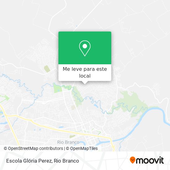 Escola Glória Perez mapa