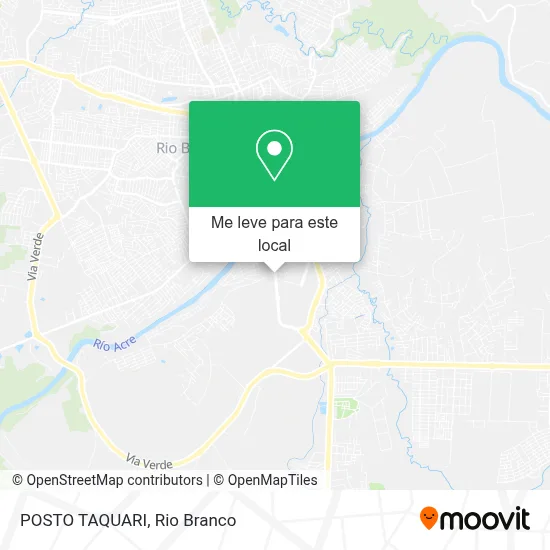 POSTO TAQUARI mapa