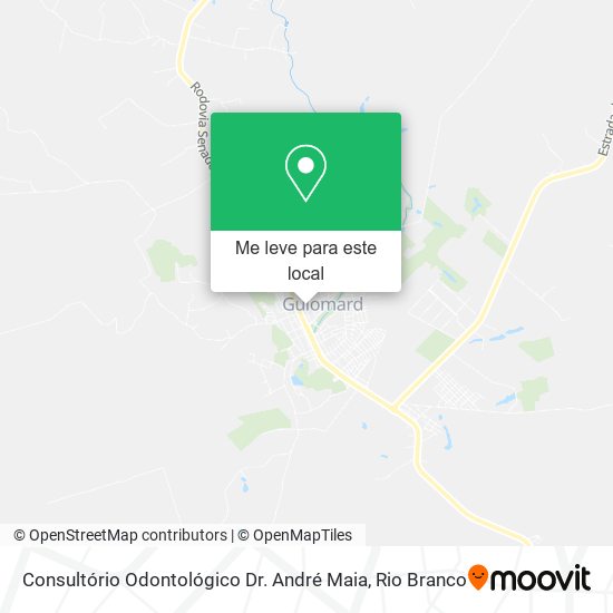 Consultório Odontológico Dr. André Maia mapa