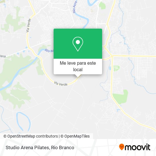 Studio Arena Pilates mapa