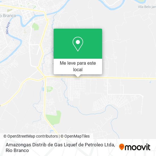 Amazongas Distrib de Gas Liquef de Petroleo Ltda mapa