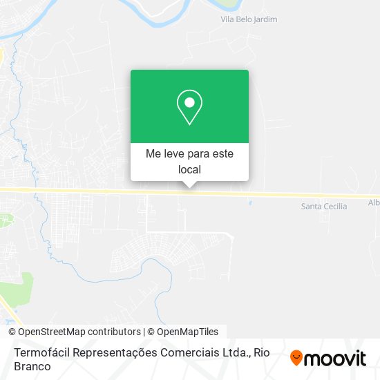 Termofácil Representações Comerciais Ltda. mapa