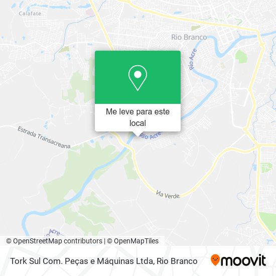 Tork Sul Com. Peças e Máquinas Ltda mapa