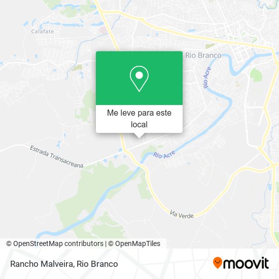 Rancho Malveira mapa