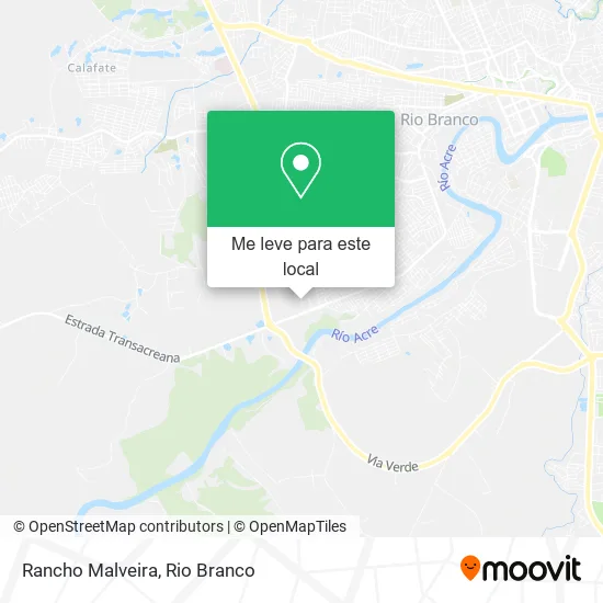 Rancho Malveira mapa
